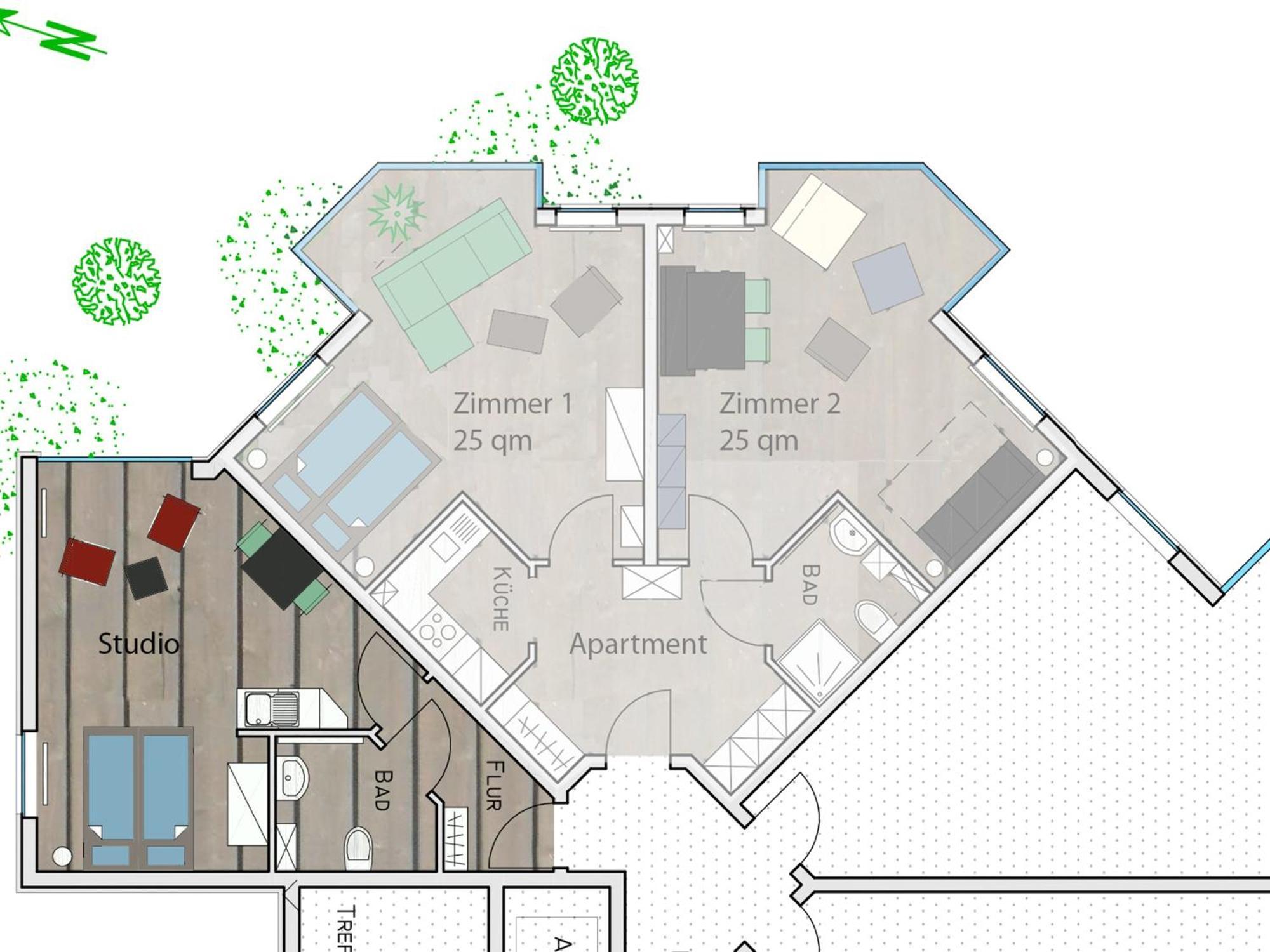 Apartment Heller am Hasselkopf Braunlage Rom bilde